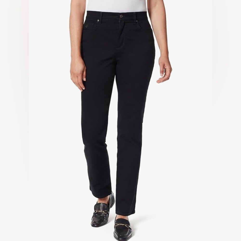 Gloria Vanderbilt Women's Classic Tapered Amanda Jeans Black Size 12